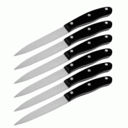 Ensemble de 6 Couteaux d'office universel 22 cm Nirosta Fit - 3176239932614 Ensemble de 6 Couteaux d'office universel 22 cm Nirosta Fit - 3176239932614