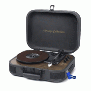 Platine vinyle Muse MT-207 DGB,33/45/78Trs, Stéréo 2x5W - Bluetooth, Port USB pour lecture/encodage,Noir et bois+clé USB 32gigas - 3666638038975