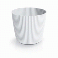 Prosperplast - Pot rond Milly Ø39x34,5 cm - blanc plastique polypropylène ZA5651