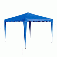Tonnelle pliante/ pavillon pliable 3x3 m - couleur : bleu* Tonnelle pliante/ pavillon pliable 3x3 m - couleur : bleu*