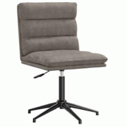VidaXL Chaise De Salle à Manger Gris Similicuir - gris 4101307 VidaXL Chaise De Salle à Manger Gris Similicuir - gris 4101307