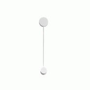 Applique Murale Eclipsia Blanche - 525 X 85 X 64 Mm Gx53 - Applique Murale Élégante En Métal - Affralux - blanc 8051191577415