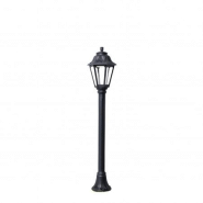 Borne classique indura medium 6 ip55 e27 42w noir