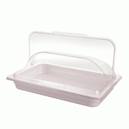 Cloche gastronorme en polycarbonate transparent 1/1 53,5x33,8x14cm