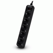 CyberPower B0520SC0-DE Parafoudre noir avec 5 sorties AC, 200-250 V, câble de 1,8 m - noir B0520SC0-DE