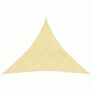 Helloshop26 - Voile toile d'ombrage parasol 160 g/m² 4,5 x 4,5 x 4,5 m PEHD marron 02_0009162 - marron 3000490147763