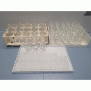 Lot de 41 Flacons de Karlsruhe KF12 250 ml / Bouteille de DBO Lot de 41 Flacons de Karlsruhe KF12 250 ml / Bouteille de DBO