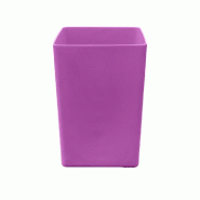 PLAST'UP ROTOMOULAGE Pot de fleur carré suerte 109l - VIOLET - violet plastique 0750122554577