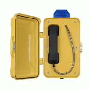 Téléphone étanche série Induphone IP66/67 - appel automatique et LED - Réf. : FRA0004