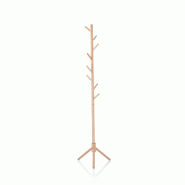 AQA Design Porte-manteau RICO en hêtre naturel L.40 P.40 H.176 MP03088 - marron Bois massif MP03088
