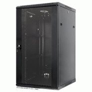 Armoire serveur murale 19 pouces MHT150 avec porte en verre - hauteur 20U - profondeur 450 mm - noir - Bravour® Armoire serveur murale 19 pouces MHT150 avec porte en verre - hauteur 20U - profondeur 450 mm - noir - Bravour®