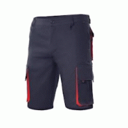 Bermuda multipoches bicolore  marine|rouge T.46 Velilla - polyester 8435011416731