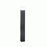 Borne D'Éclairage Extérieur Tower - Perenz, Avec Ampoule E27 Max. 20W, Ip54, Aluminium Peint, Anthracite, Hauteur 90 Cm - gris 8023559548146