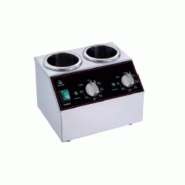 Chauffe sauce en acier inoxydable - 2 supports bouteille de sauce - Réf: BW32OZ2 Chauffe sauce en acier inoxydable - 2 supports bouteille de sauce - Réf: BW32OZ2