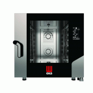 Climahosteleria Four électrique à convection MILLENIAL BLACK MASK Pâtisserie/Boulangerie 6 plateaux 600x400 mm MKF664BM Padova Line - MKF664BM_0