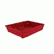 CREAPAK Vieto rouge rectangle gm 38x28x7 lot de 100 - rouge Bambou COF-4720364 CREAPAK Vieto rouge rectangle gm 38x28x7 lot de 100 - rouge Bambou COF-4720364