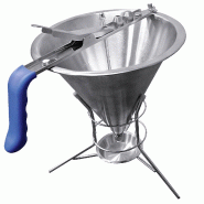 Entonnoir de dosage Profi Line, HENDI, Profi Line, 1,5L, Ø212x(H)315mm - argenté multi-matériau 272237