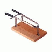 ETAU POUR JAMBON "TRIESTE" INOX, BASE EN BOIS ETAU POUR JAMBON "TRIESTE" INOX, BASE EN BOIS