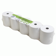 Exacompta - Réf. 40868E - Carton de 50 bobines pour tickets de caisse 80x75mm - 80m - Désignation d'usage : 80x80 mm -1 pli thermique 55g/m2 sans Ph
