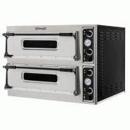 Four inox 2 chambres 6 pizzas (Ø)350 mm, 18 000 W, 400 V - TRI Four inox 2 chambres 6 pizzas (Ø)350 mm, 18 000 W, 400 V - TRI
