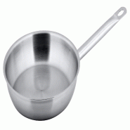 METRO PROFESSIONAL Poêle à frire profonde, acier inoxydable, Ø 20 cm, hauteur : 6.6 cm, induction, résistant au four - inox 4067373645173_0