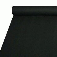 Nappe, aspect tissu, Airlaid 20 m x 1,2 m noir (2 unités) PAPSTAR - noir papier 86768