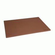 Planche à découper antibactérienne basse densité marron | Hygiplas - HC857