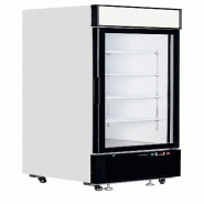 Réfrigérateur vitré professionnel Noir / BLanc 405L - 1 porte vitrée à charnières Tefcold -  LGC2500 - LGC2500