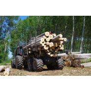 Remorque RH20 pour débardage et transport de 20 stères de bois