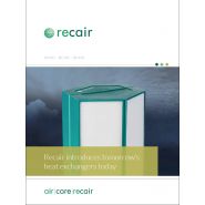 Rs160 - récupérateur de chaleur - recair bv - volume 51 litres