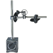 Support magnétique universel - réglage fin - 80 kg - hauteur 235 mm - diamètre tiges 12 mm et 10 mm_0