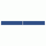 VidaXL Auvent latéral rétractable de patio 170x1200 cm Bleu Modèle Boréal Pure Élite - bleu 313397