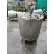 Cuve en acier inoxydable 316 de 510 litres avec agitation - référence : c13626