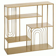 Etagère murale or 58x13x58cm