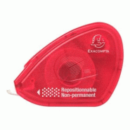 Exacompta Lot de 6 Dérouleur de film adhésif repositionnable double-face, long. 15m - 3130630129974_0