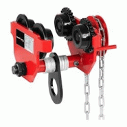 Helloshop26 - Chariot pour palan - 1 000 kg - 65-110 mm avec chaine incluse outils atelier 14_0007137 - 3001266799780 Helloshop26 - Chariot pour palan - 1 000 kg - 65-110 mm avec chaine incluse outils atelier 14_0007137 - 3001266799780
