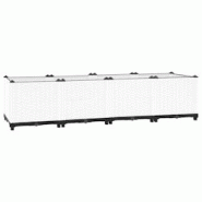 Helloshop26 - Jardinière bac lit surélevé plantes fleurs terrasse jardin 160 x 40 x 38 cm polypropylène gris 02_0039216 - 3000218444945 Helloshop26 - Jardinière bac lit surélevé plantes fleurs terrasse jardin 160 x 40 x 38 cm polypropylène gris 02_0039216 - 3000218444945