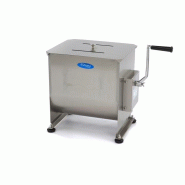 Mélangeur à viande manuel  ECO 30 L - 25 kg -  cuve fixe - axe unique
