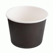 Pot en carton Black Edition 500ml Ø11x8,2cm - par 50