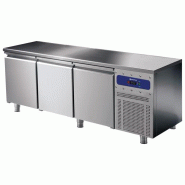 Table réfrigérée inox 3 portes gn 1/1 température -2/+8°c capacité ... - PBNA0212