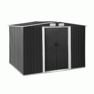 Uniprodo - Uniprodo Abri de jardin en métal - 206 x 179 x 258 cm Cabane de jardin metal Abri de jardin en acier galvanisé Cabanon de jardin - 406285