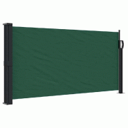 VidaXL Auvent latéral rétractable vert foncé 100x500 cm Modèle Solis Marine - 4004395