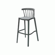 Windson - Tabouret de bar empilable en polypropylène Vert jade