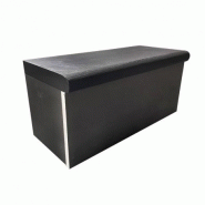 BANC DROIT ARRONDI 1000 x 413 x 470mm pr?T ? Carreler en xps ? Assembler pour hammam salle de bain