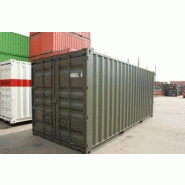 Containers de stockage 20 pieds / volume 31.7 m3