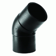 Coude 45° PE bout à bout PN 10 - Référence 03HBE10025 - Diamètres disponibles : 025, 032, 040, 125