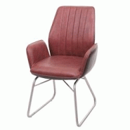 Décoshop26 - Chaise de salle à manger fauteuil design moderne en synthétique aspect daim marron 04_0001978 - marron 3000263332693 Décoshop26 - Chaise de salle à manger fauteuil design moderne en synthétique aspect daim marron 04_0001978 - marron 3000263332693