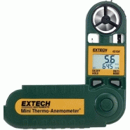 Mini thermo-anémomètre 0.5-28 m/s, -18-+50°c, température ressentie & humidité - EXT45158 Mini thermo-anémomètre 0.5-28 m/s, -18-+50°c, température ressentie & humidité - EXT45158