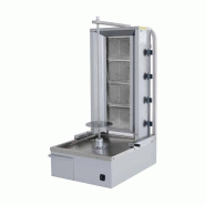 Machine à kebab 4 feux à gaz - Capacité 80kg de viande - gris inox DMC104