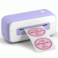 Mini Imprimante D'Étiquettes Thermique Haute Vitesse Pour Bureau Et Maison Violet 2 YONIS - 3615616971575 Mini Imprimante D'Étiquettes Thermique Haute Vitesse Pour Bureau Et Maison Violet 2 YONIS - 3615616971575